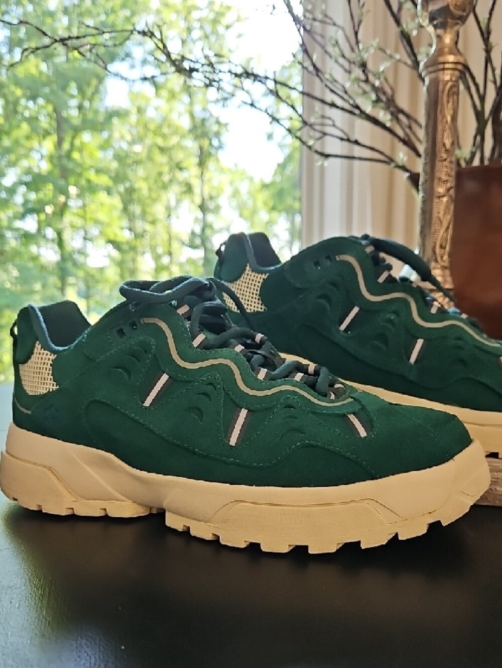 CONVERSE Men's Golf Le FluerGreen Suede Casual Sneakers. Size 7.5 - Picture 2 of 9